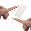 2-in-1 Stainless Steel Eyebrow Tweezers & Comb - Precision Slanted Tip for Easy Hair Removal, Ideal for Men & Women