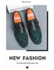 Men's Retro Tassel Loafers: Cross Buckle Slip-On British-Style Leather Shoes