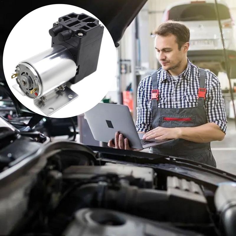 Pompa próżniowa DC 12V 5L/min 120Kpa Mini zestaw pompy próżniowej Niski poziom hałasu Pompa ssąca podciśnieniowa Pompa ssąca Mini pompa powietrzna
