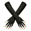 Halloween Long Nail Gloves for Women Witch Costume Party Accessories