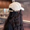Punk Holes Hip Hop Baseball Cap For Men Women Solid Color Cotton Snapback Peaked Hat Ins Korean Outdoor Street Sunscreen Hats