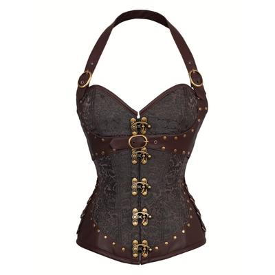 Halter-Stahl-Knochen-Palast-Gothic-Shapewear