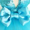 Pet Dress Sequins Big Splicing Breathable Bowknot Mesh Chihuahua Yorkshire V Neck Dog Princess Dress Summer Pet Clothes Dog
