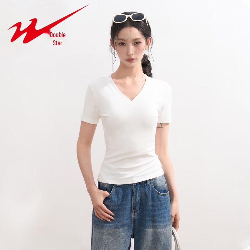 Women s V-Neck Short Sleeve T-Shirt XL