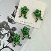 Cute Big Frog Stud-Earring For Women Girls Ear Jewelry Frog Ear Cuff Earrings Party Gifts Haliday Vacation Ornament