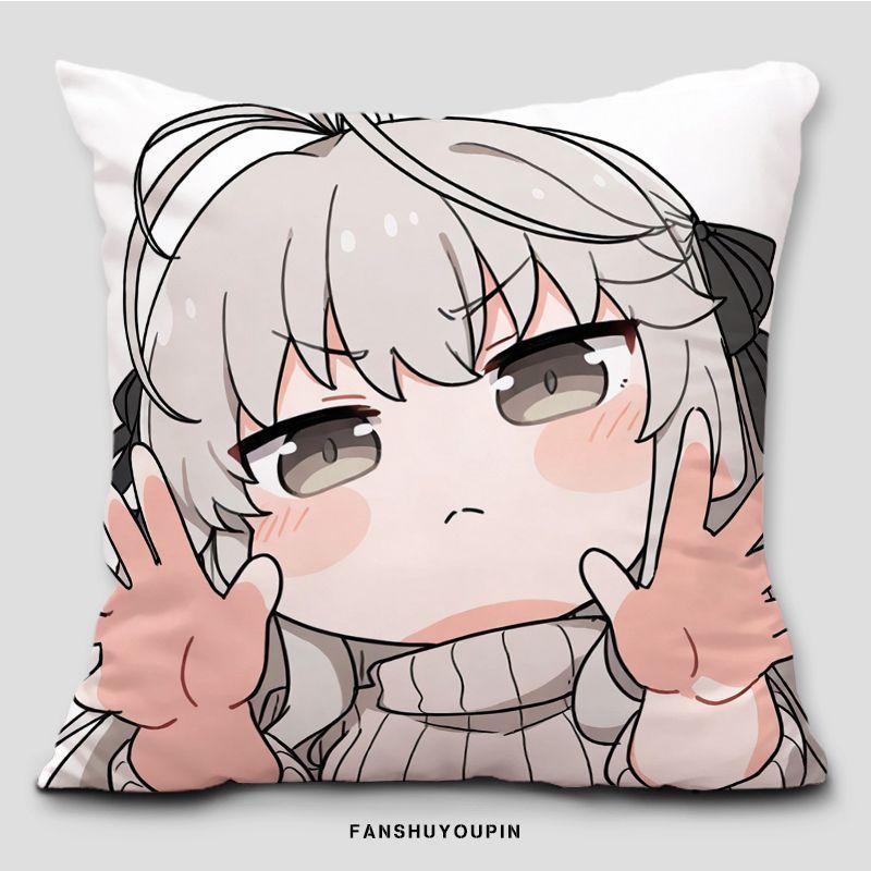 Kasuga-Ye-Qiong surrounding pillowcase sofa bedside student dormitory back cushion cover Qiongmei game anime pillowcase