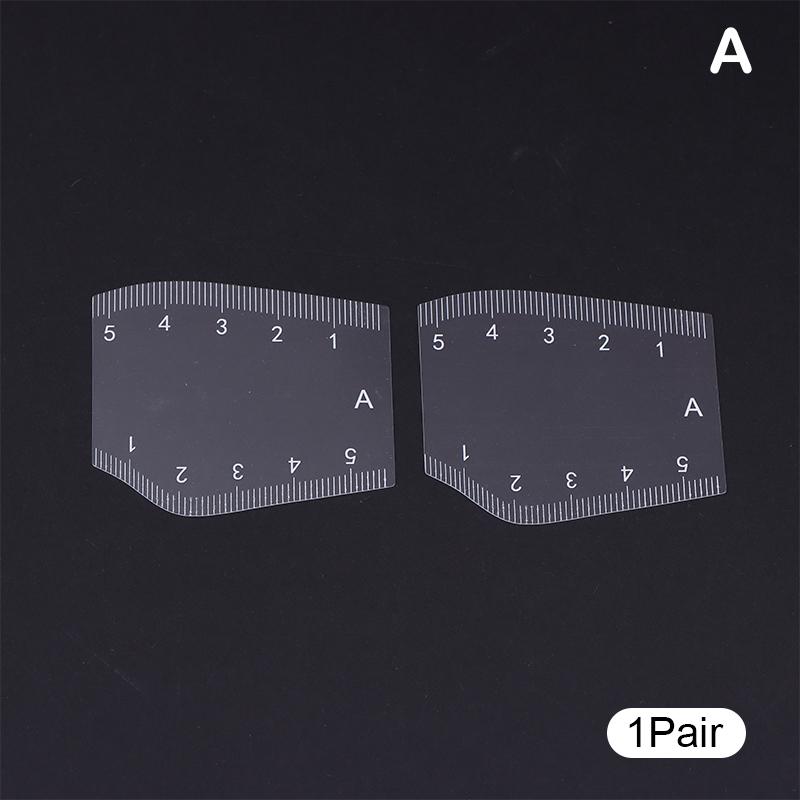 

Инструменты для макияжа татуажа бровей для начинающих, быстрый дизайн бровей, вспомогательная линейка для бровей, линейка для позиционирования, аксессуары для татуажа as the picture