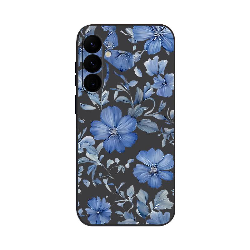 Schutzhülle mit Blumenmuster und Lanyard für Samsung Galaxy S23 S24 Ultra A55 A54 5G A56 S25 A53 A52 A14 A34 A15 A35 S20 FE S21 S22 Ultra Shockproof Capa