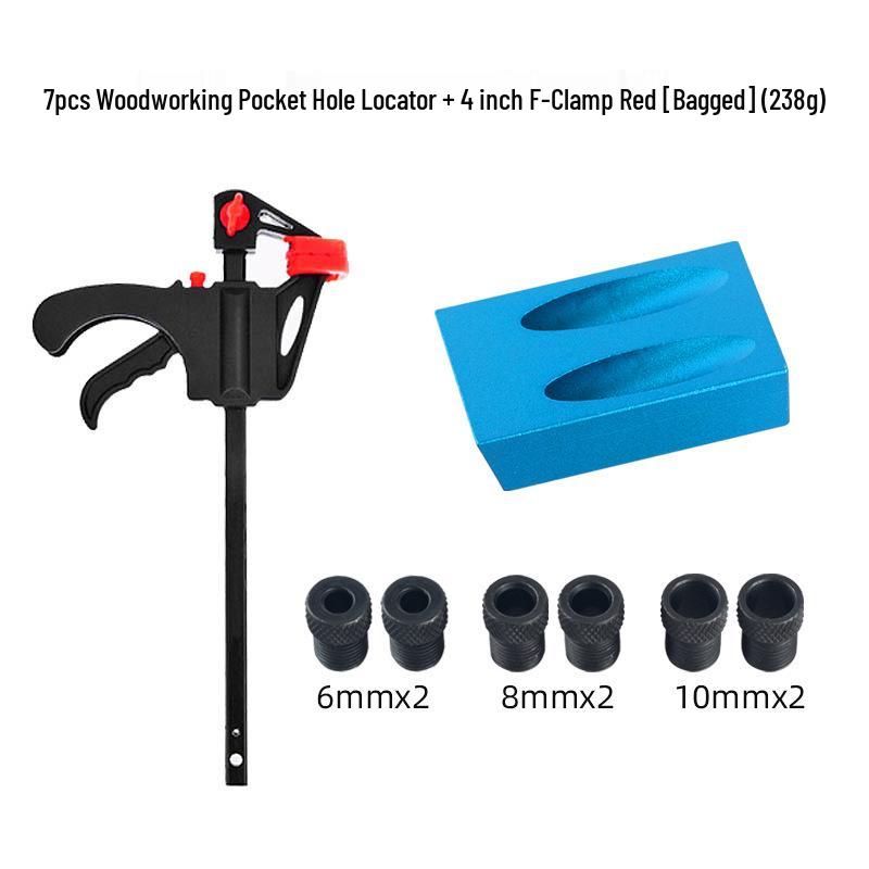 15° Blue Woodworking Oblique Hole Locator Puncher