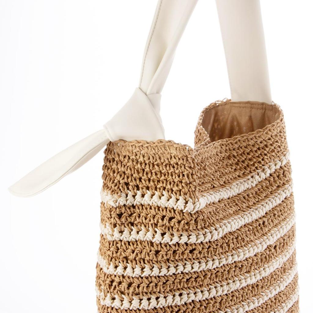 Kashkash Patterned Border Crochet Tote Bag, 10-00-02840, Women's, IV