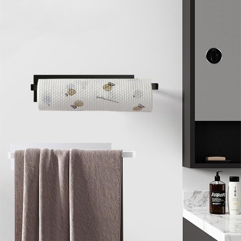 Magnetischer Papierhandtuchhalter Multifunktionale Papierhandtuchstange mit starker magnetischer Rückseite für Küche Kühlschrank Grill