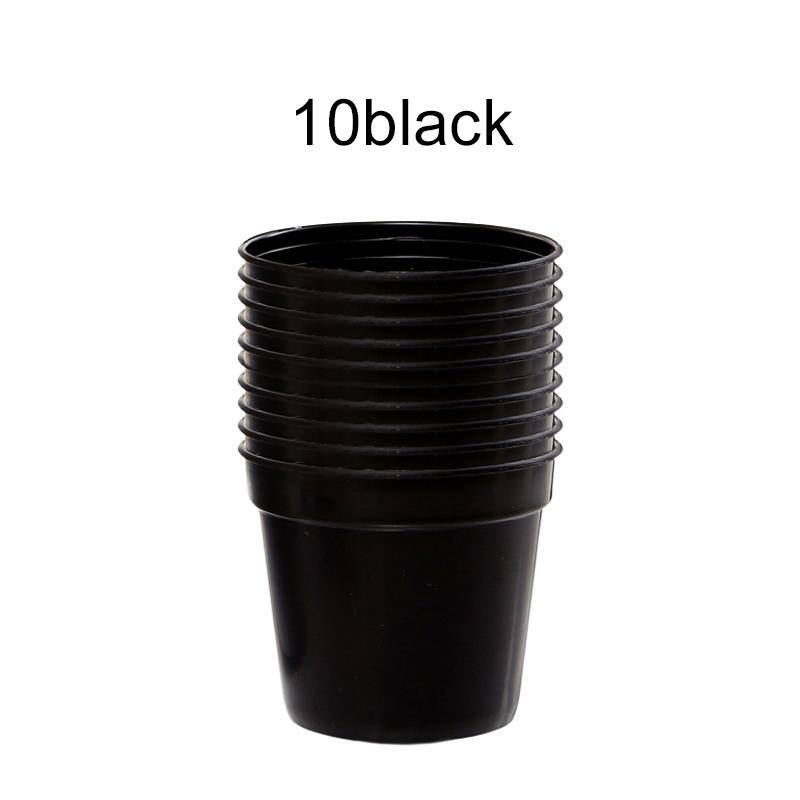 

10/20pcs Plastic Flowerpot Round Mini Seedling Pot Garden Accessories Nursery with Drainage Holes Useful Seedling Supplies TMZ