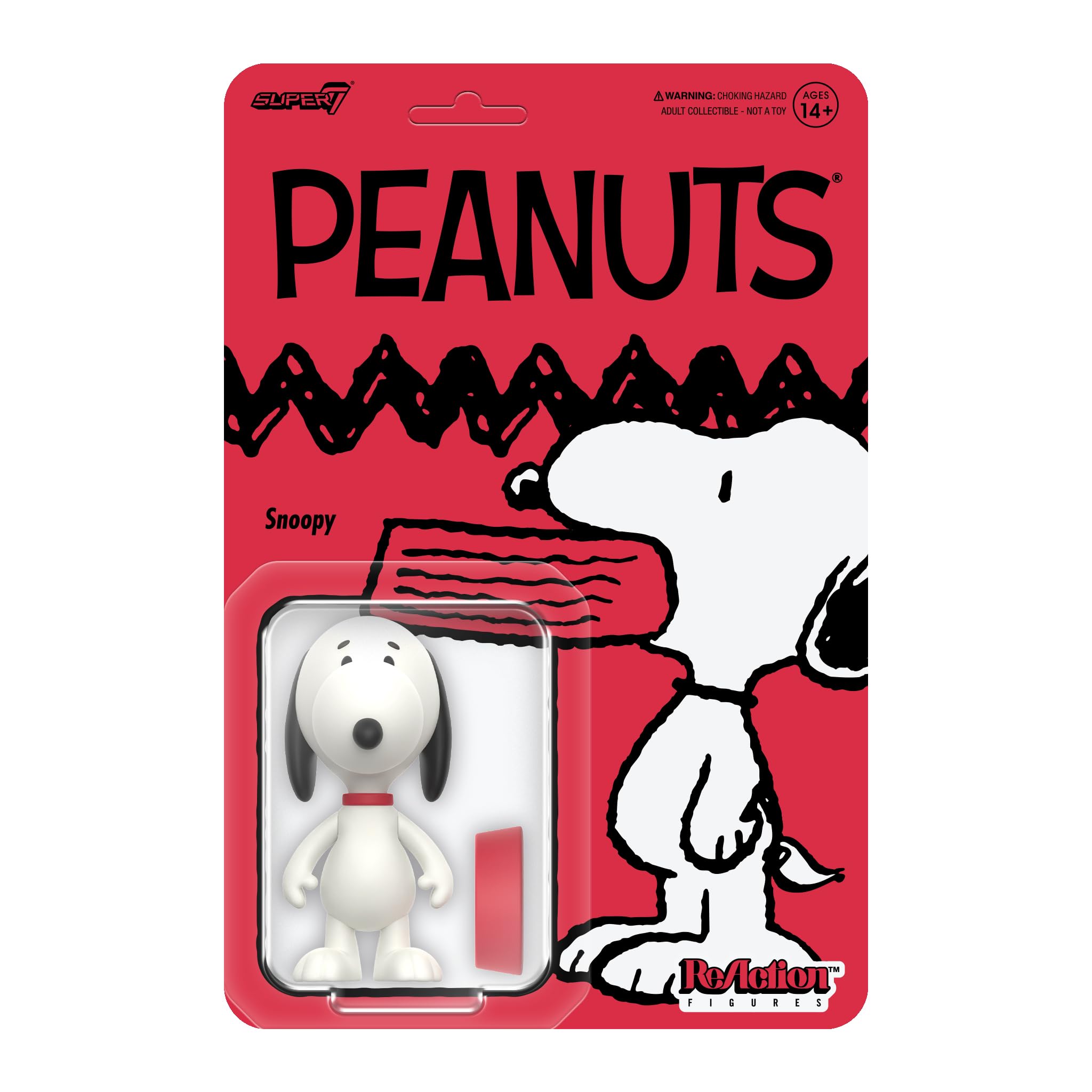 

Super7 Peanuts Reaction Figure Wave 07 Snoopy Action Figure -