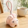 Cute Kawaii Bag Decor Scented Bunny Plush Keychain, Mini Rabbit Stuffed Animal with Fragrance Fragrant Decoration Beads, Hanging Pendant for Backpack,