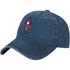 Laos Flag Washed Baseball Cap Distressed Cotton Dad Hat Adjustable Sports Travel Cap