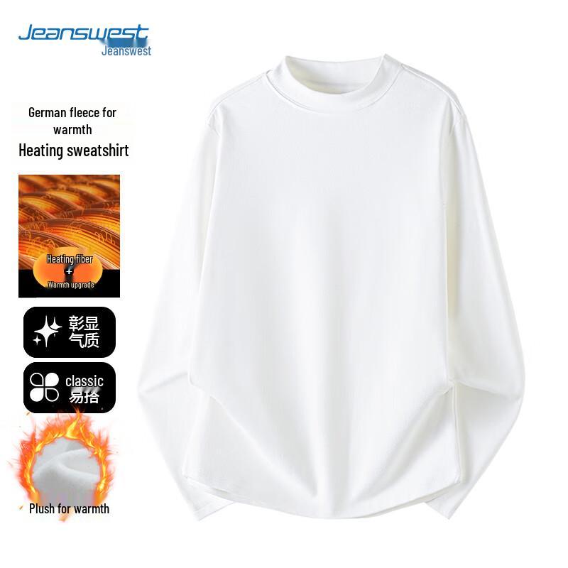 Jeanswest Men's De Velvet Thermal Sweatshirt