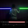 YDD Jedi Sith Aluminum Handle LED Lightsaber with 16 Color Battle Ready Switching, (Gray Handle)
