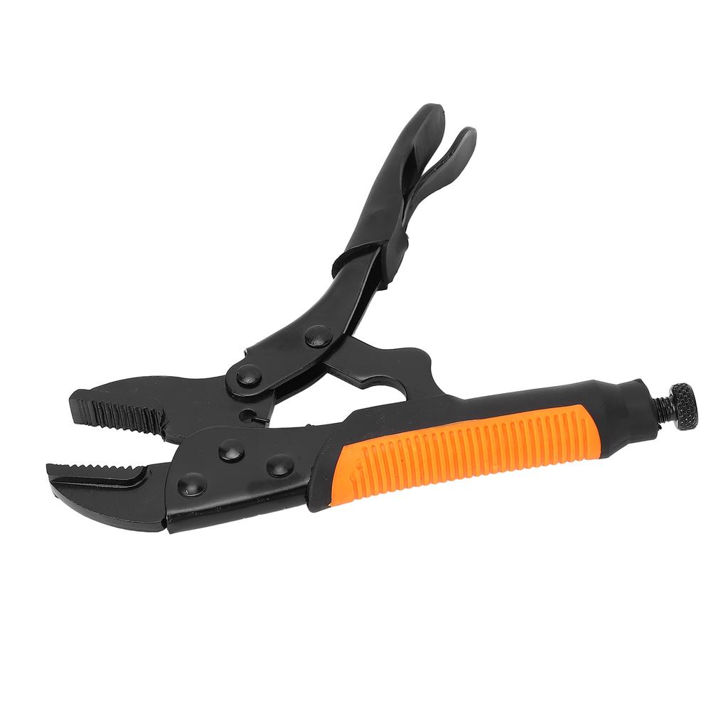 Locking Pliers Curved Jaw Wr Resistant Teeth Anti Slip Handle Portable Pliers with Screw