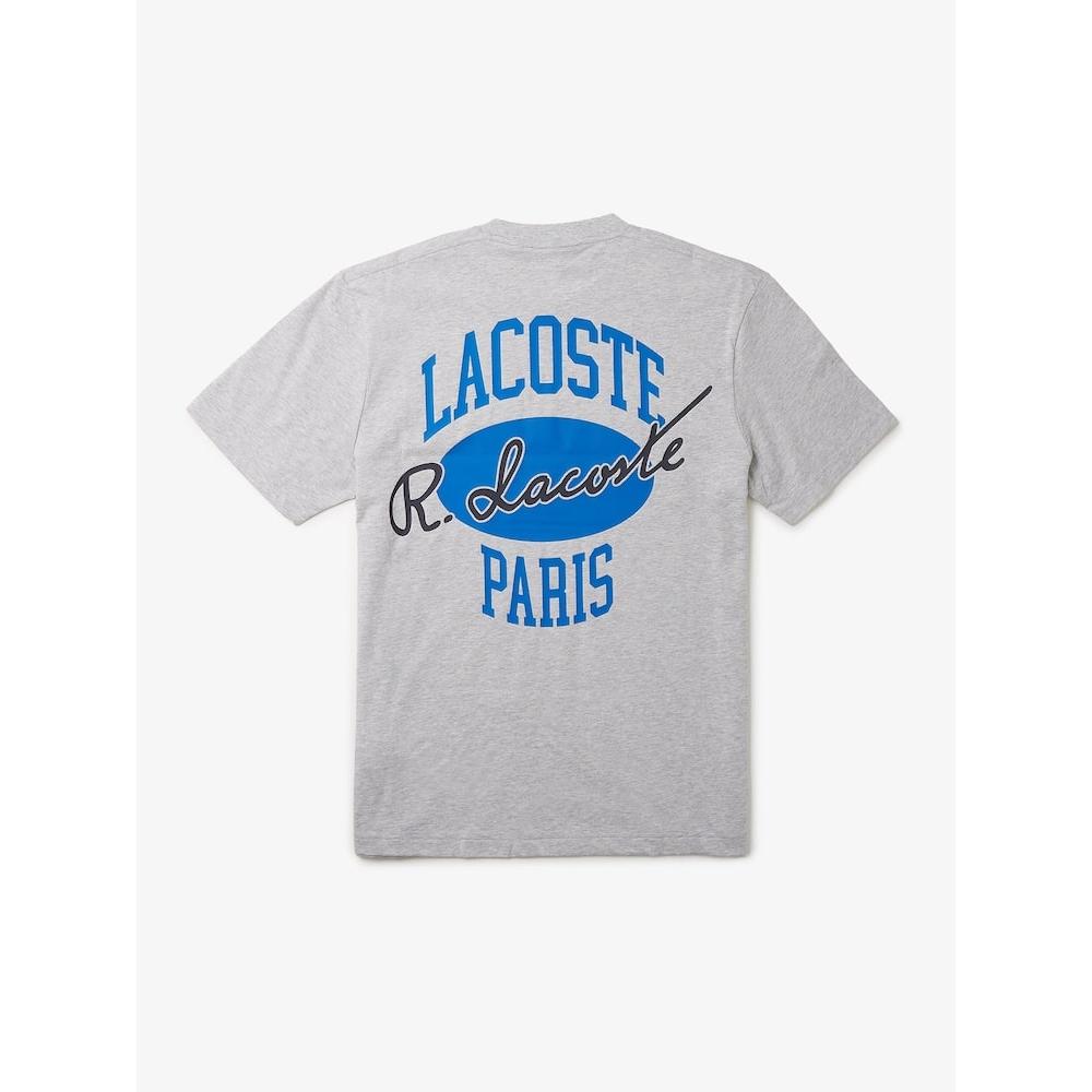 LacoSTe Men S Color Tipping PrinT   Back Big Graphic MaTch T ShirT Th8590 54g Cca q2nTh8590 54gCca