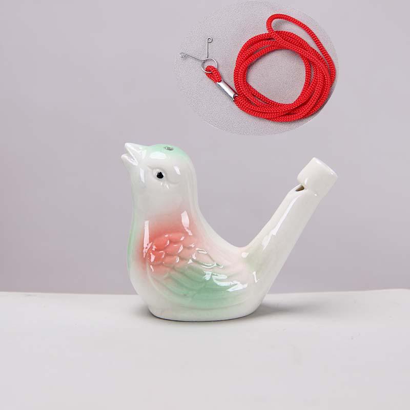 Keramisk Vattenfågel Ocarina Visselpipa - Barns Musikinstrument & Turist Hantverk