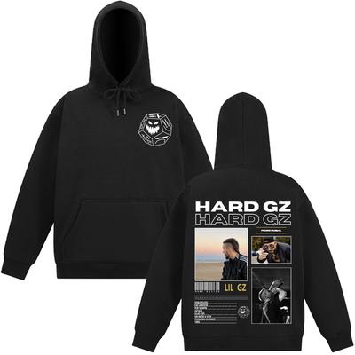 Rapper HARD GZ Tour 2025 Hoodie Men Women Fashion Hip Hop Pullovers Hooded Sweatshirts High Quality Oversized Hoodies Streetwear