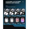 Clip-On Flashlight Rechargeable Mini EDC Keychain Torch,Compact Pocket COB Flash Light for Hiking Camping Fishing Holiday Gifts