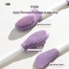 Dual-Ended Silicone Facial Brush & Scraper