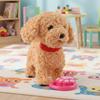Walking Dog Repeats What You Say Realistic Licking Tongue Interactive Musical Puppy Robot Stuffed Animal Dog for Kids Toddlers