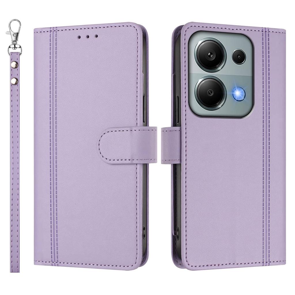 Wallet Case for Xiaomi Redmi K90 Max 15A Note 13 Pro 9 10 Pro Max 11 13 Pro Plus Cover Slim Flip Magnetic Clasp with Kickstand