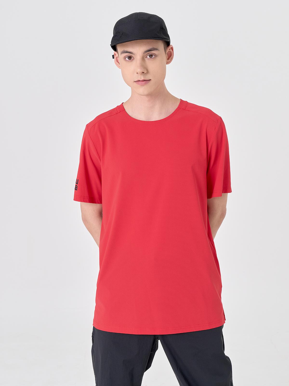 Abu Garcia Mesh Woven Short Sleeve T-Shirt Red Red/M