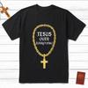 Jesus Über Alles T-Shirt Herren und Damen Kurzarm Baumwolle T-Shirts Y2k Shirt Oversize Tops Sommerbluse Herrenbekleidung