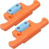 2CP FTTH Fiber Optic Stripper, 1.9-3mm Ccess Tool Loose Buffer Tube Stripper-Orange