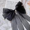 Elegant Streamer Bow Ribbon Hair Clip For Women Girls Simple Ponytail Hairpin Headdress Fashion Cute Hair Accessories Gifts