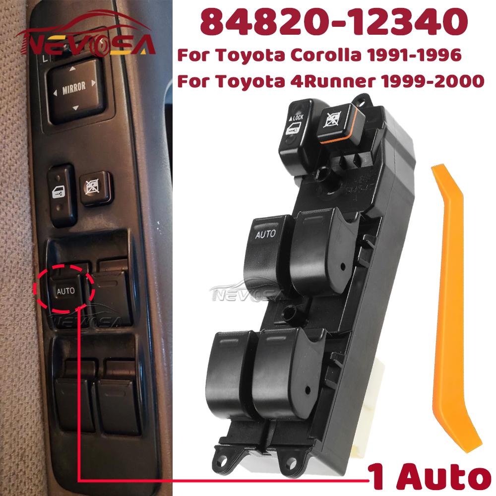 

Front Left Driver For Toyota 4Runner Corolla 1995 1996 1997 1998 1999-2002 84820-35060 Power Window Control Switch 84820-12340 1 Auto