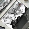 Black White Anime Desk Mat Tokyo Ghoul Mousepad Kaneki Ken Computer Gamer Non-slip Mouse Pad HD XXL PC Keyboard Desk Pad Playpad