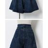 Pantalones cortos vaqueros vintage de talla grande para mujer, ligeros, de corte holgado, adelgazantes, de cintura alta, pierna recta, pierna ancha