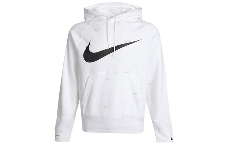 Nike Athleisure Hooded Fleece Lined Sweatshirt Men s White DA0111-100 L
