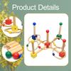 Outside Toss Game Adults Family Interactive Education Toy Playset Wooden Throwing Games