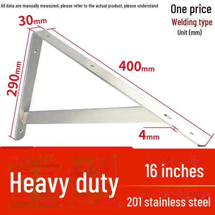 Stainless Steel Wall-Mounted Triangle Support Bracket