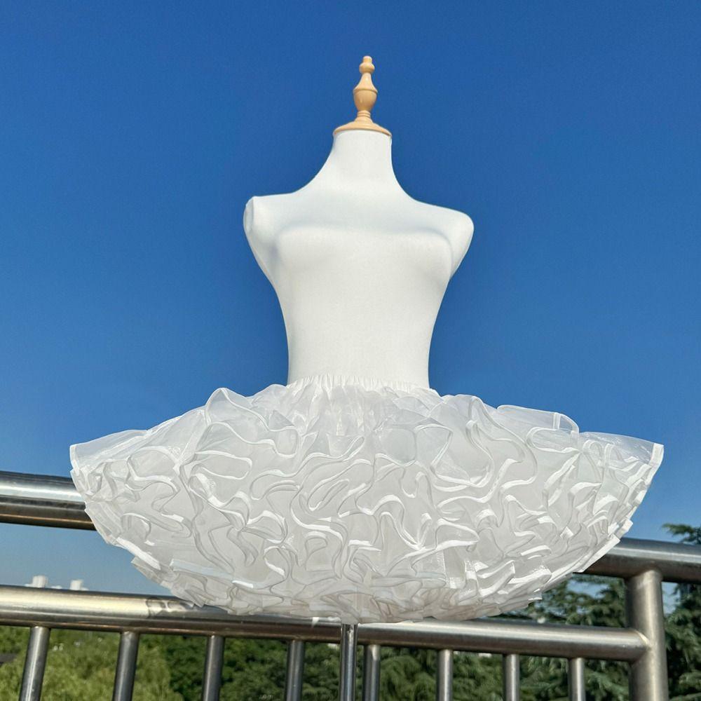 Jupon sans cerceau Crinoline Robe de bal blanche Jupes jupon Jupon de mode Robe de mariée
