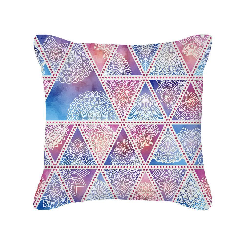 New Product Pillow Ins Nordic Style Geometric Pattern Plush Pillow Cover Sofa Cushion Cover