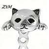 Minimalist Versatile Jewelry 1 Pair Cute Funny Cat Earrings for Women, Teens Girls, Creative Lover Gifts Mini Animal Stud Earrings, Statement