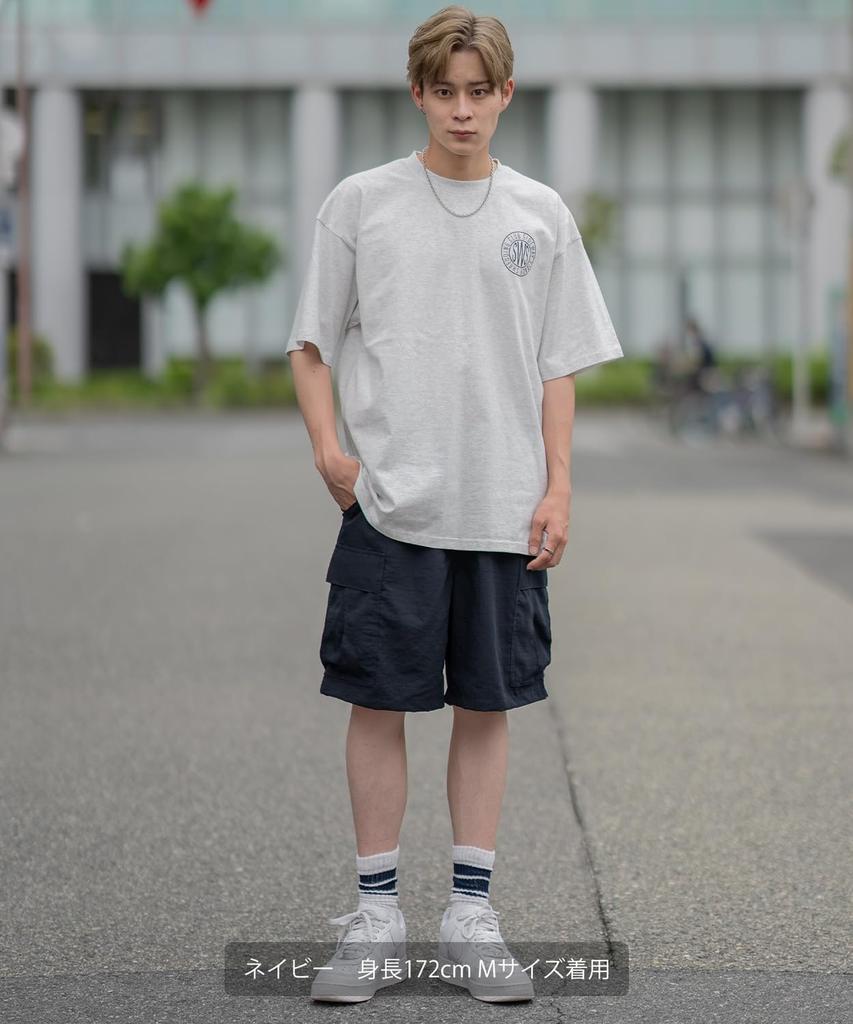 [IMPROVES] SIDEWAYSTANCE Poly Washer Wide Cargo Shorts