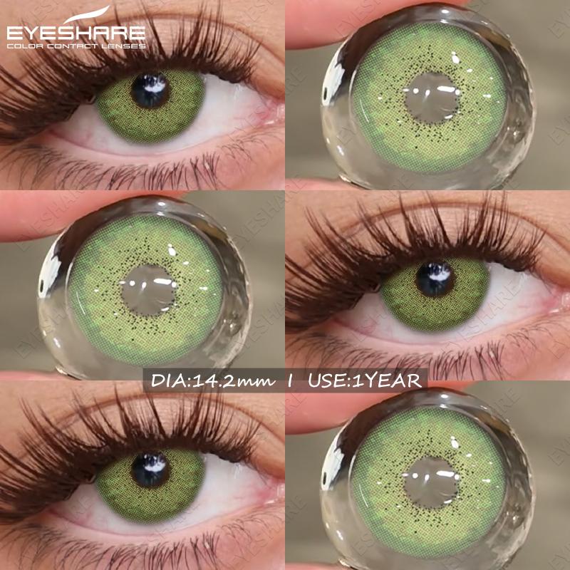 

2 шт. Цветные контактные линзы Натуральный серый Серые зрачки Цветные линзы для глаз Модные синие линзы для карих глаз Контактные линзы годовые