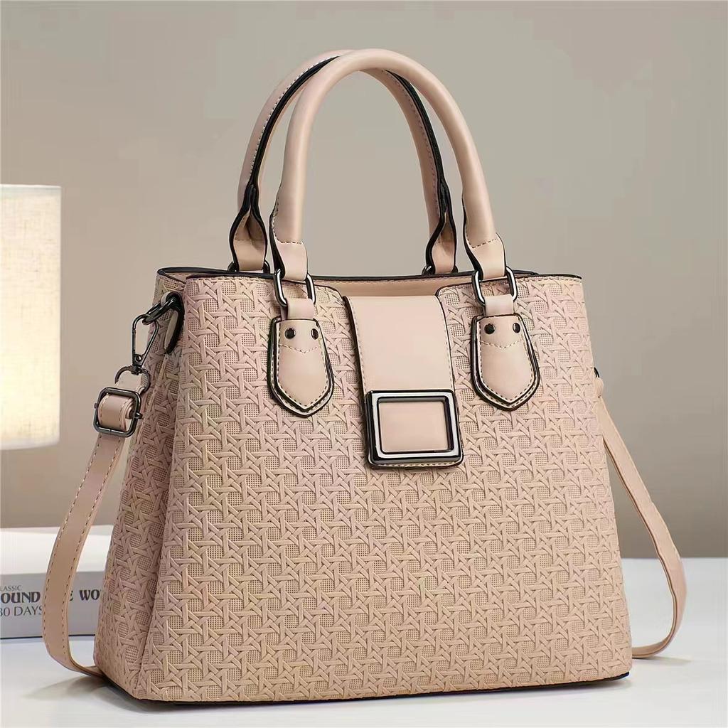 Handbag Women's New Design Women's Handbag Elegant Embossed Mother Bag All-in-one Shoulder Atmospheric Crossbody Bag
