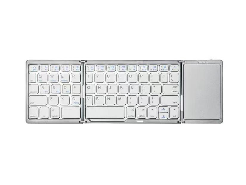 Top Pick: Tri-Fold Wireless Bluetooth Keyboard with Touchpad for Phones & Tablets