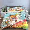 Rainbow Girl Riding Unicorn Bedding Duvet Cover Set Duvet Cover Pillowcases  (1*Duvet Cover 2*Pillowcases, without duvet insert)