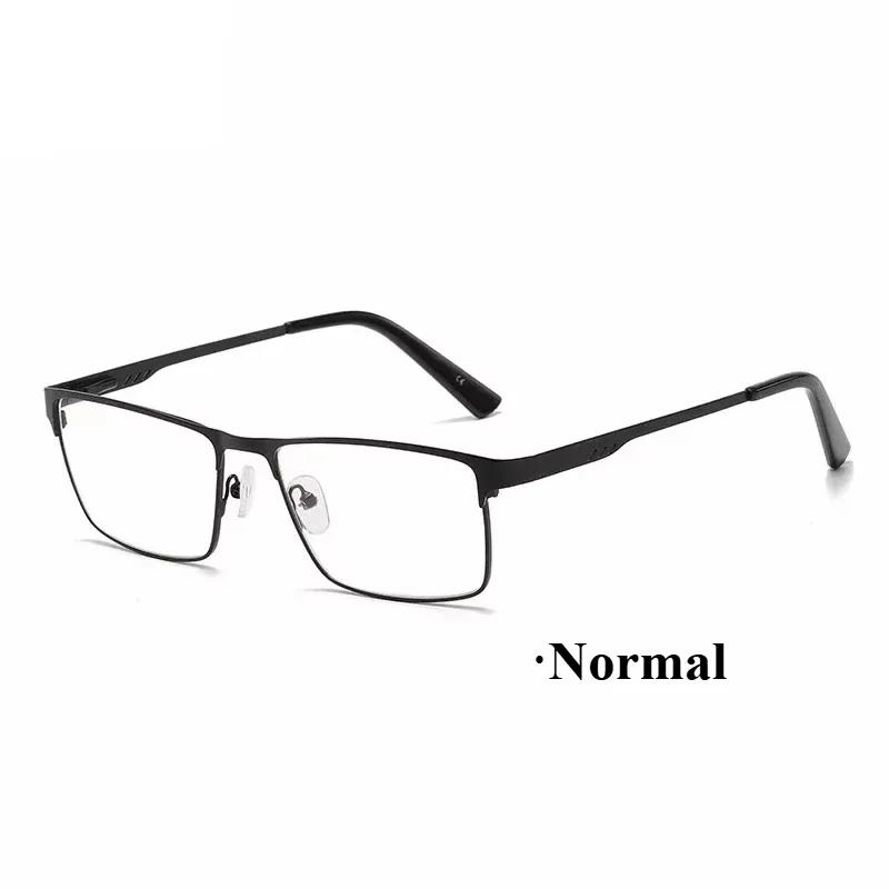 Simplicity Elegant Presbyopia Glasses Versatile Business Multifocal Photochromic Anti-Blue Light Reading Eyeglasses +1.0 To +4.0