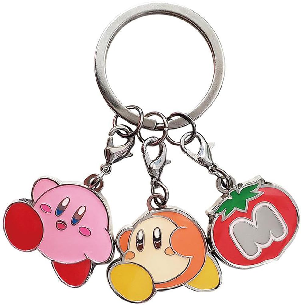 

SK Japan Kirby Waddle Dee Maxim Tomato Triple Key Ring 17051