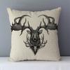 Cushion Home Decorative Pillows Elephant Kola Elk Printed Animals Pillowcase 45x45cm